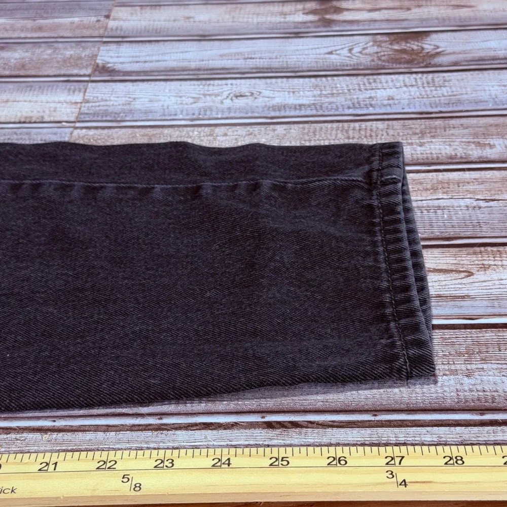 Levi's 550 Relaxed Fit Jeans Mens 32x28 Actual Black Denim Tapered Leg